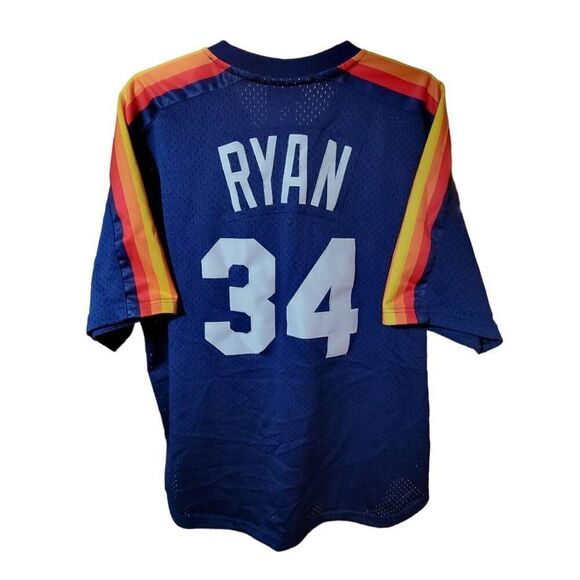 Nolan Ryan Mitchel & Ness Cooperstown Collection Vintage 2XL Houston Astros Jers - Picture 1 of 4
